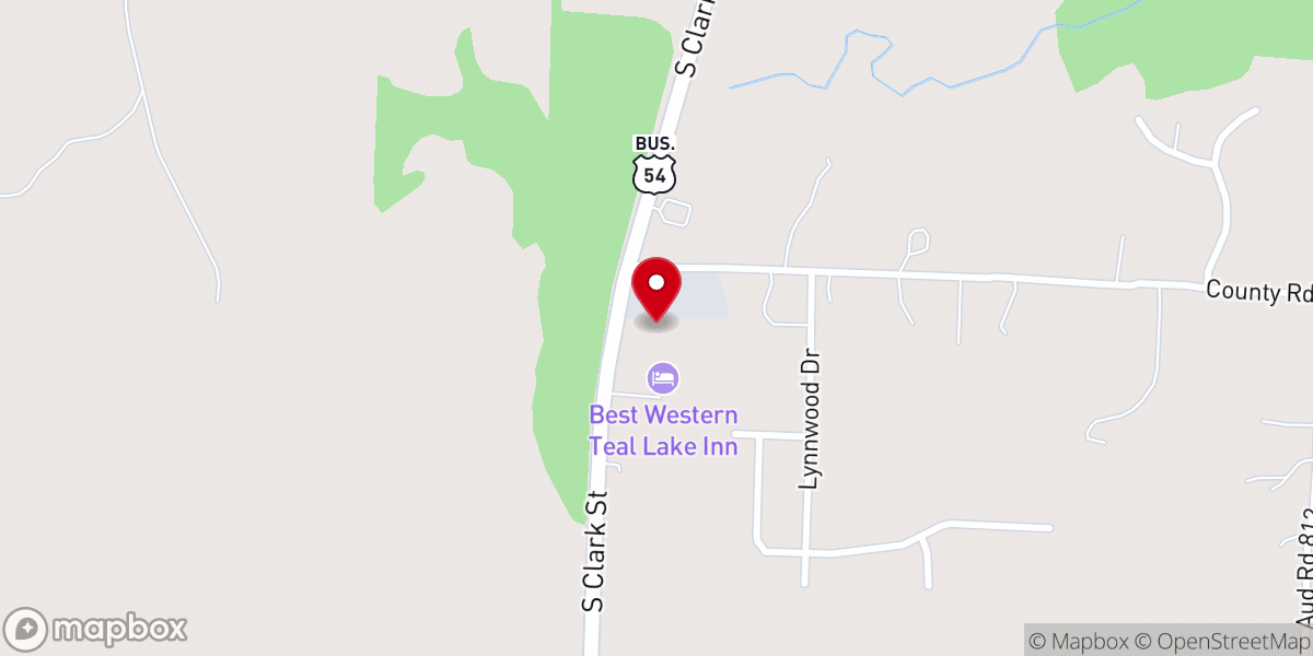 Map showing location of Victory Christian Fellowship