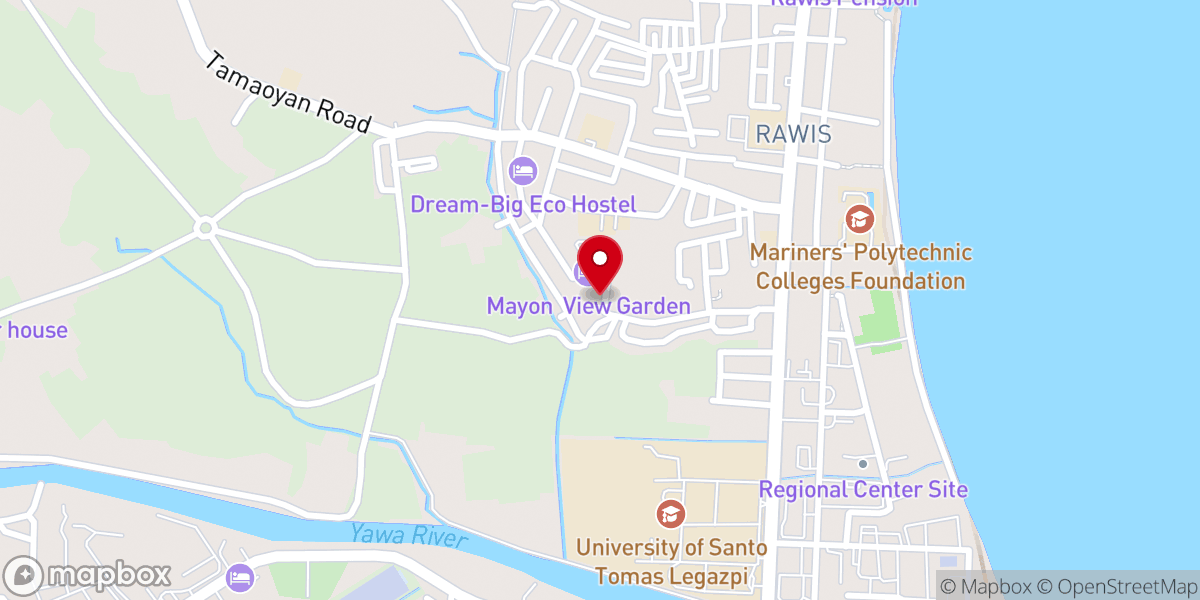 Map showing location of LORD OF THE NATIONS CHURCH - Legaspi City