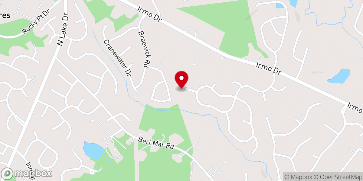 Map showing location of Frontline Faith Public Safety Chaplains