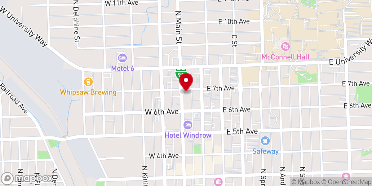 Map showing location of The Porch