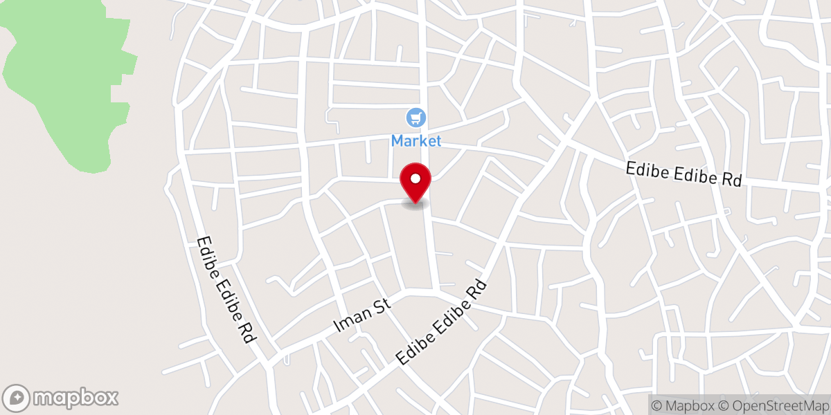 Map showing location of Pentecostal Church Of Nigeria