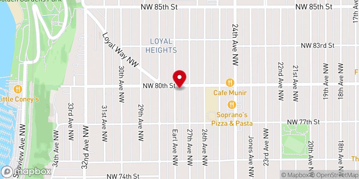 Map showing location of Tapestry Covenant Church