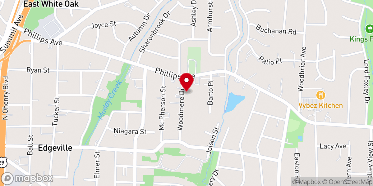 Map showing location of New Beginning Christian Ministries