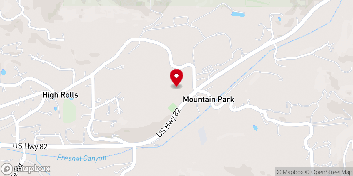 Map showing location of Mountain Park Events LLC.