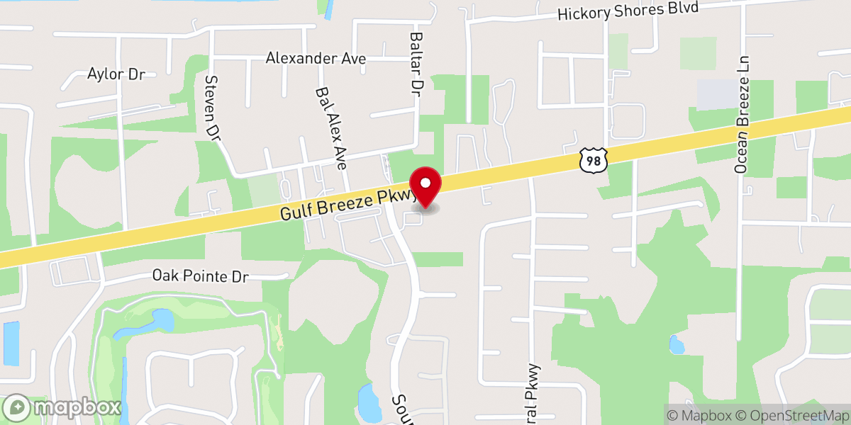 Map showing location of Good Shepherd Lutheran Church and School