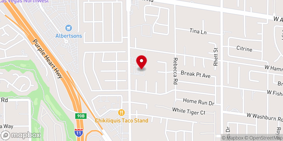 Map showing location of Calvary Downtown Outreach Church