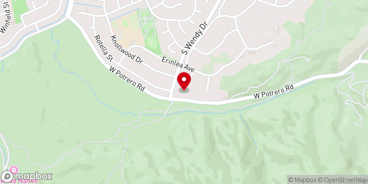 Map showing location of St. Matthew's United Methodist Church