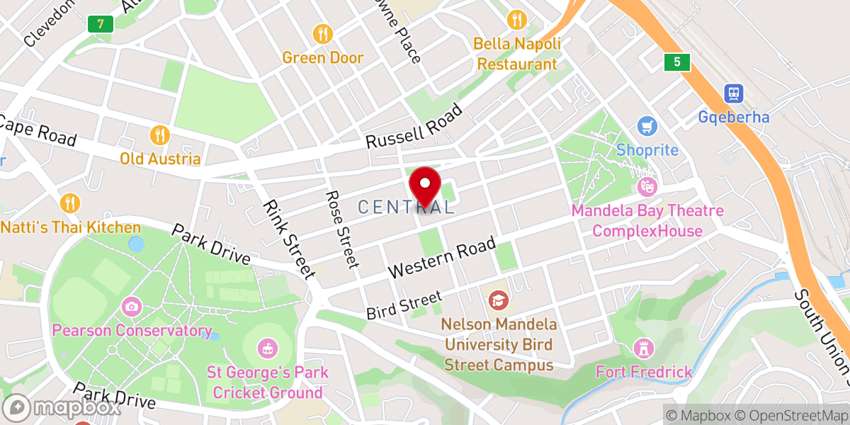 Map showing location of Saint John's Methodist Church