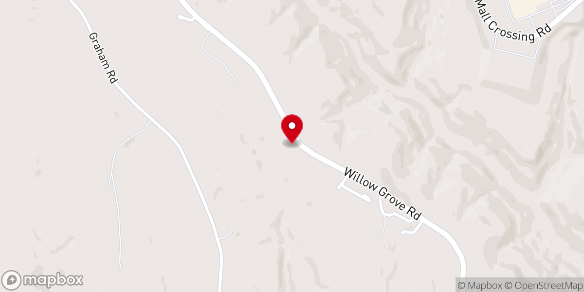 Map showing location of Victory Baptist Chapel