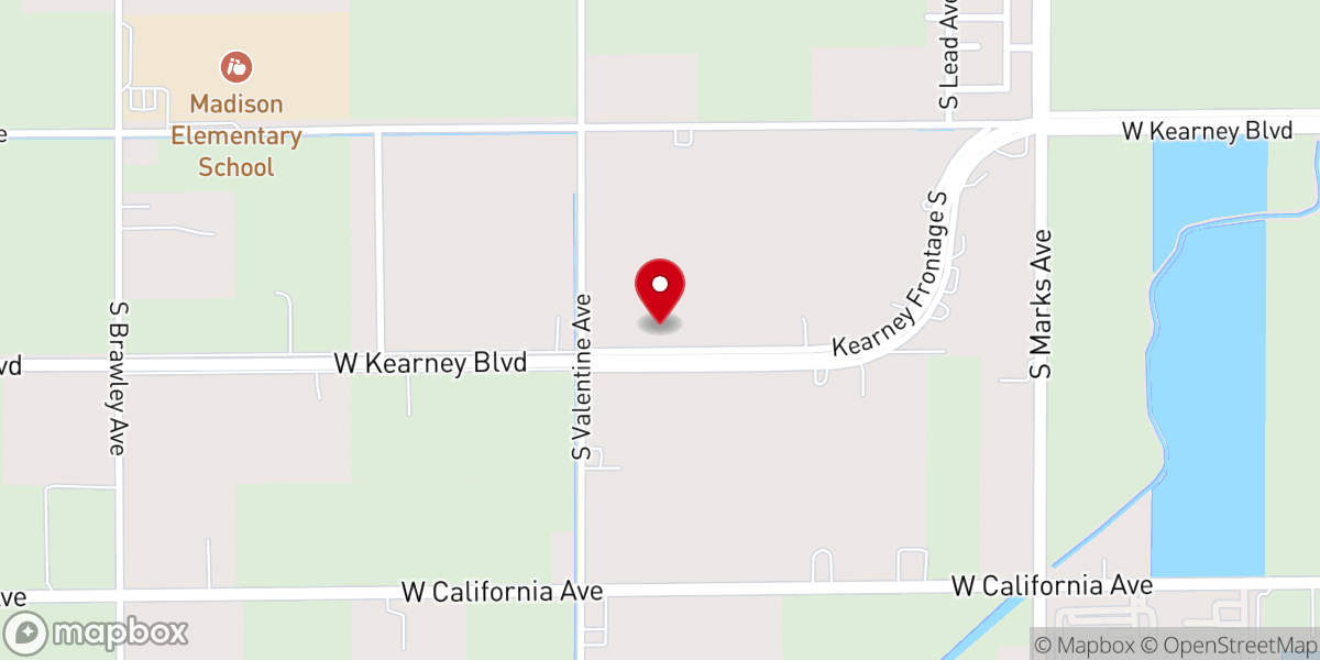 Map showing location of Southwest Community Church