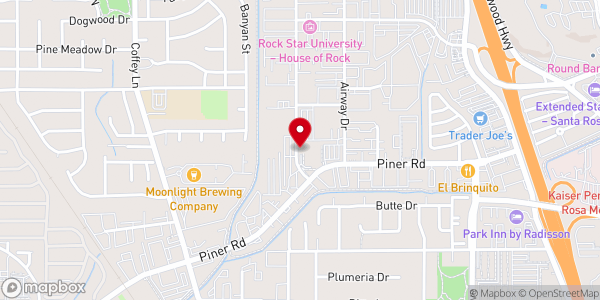 Map showing location of Restore Hope International