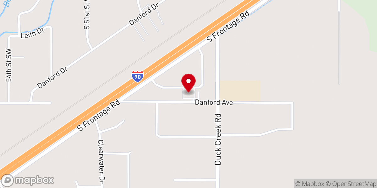Map showing location of Bethany Christian Fellowship