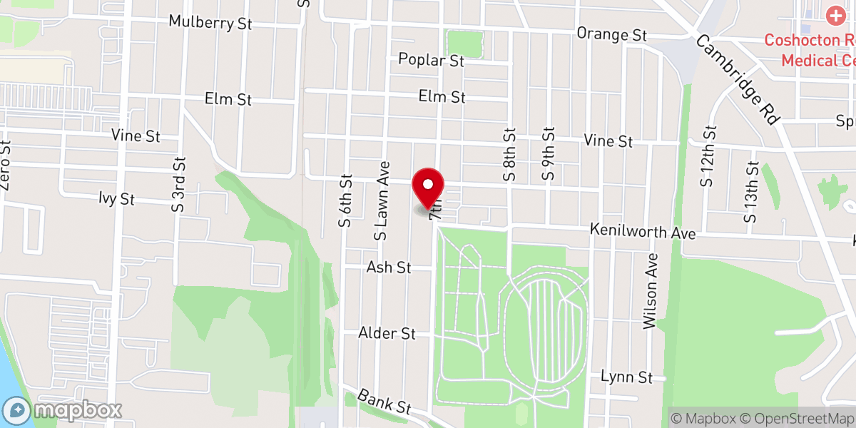Map showing location of New Life Ministries