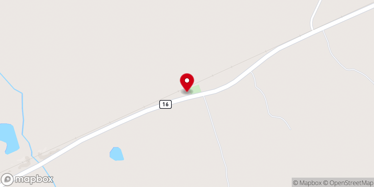 Map showing location of St. Lewis Baptist Church