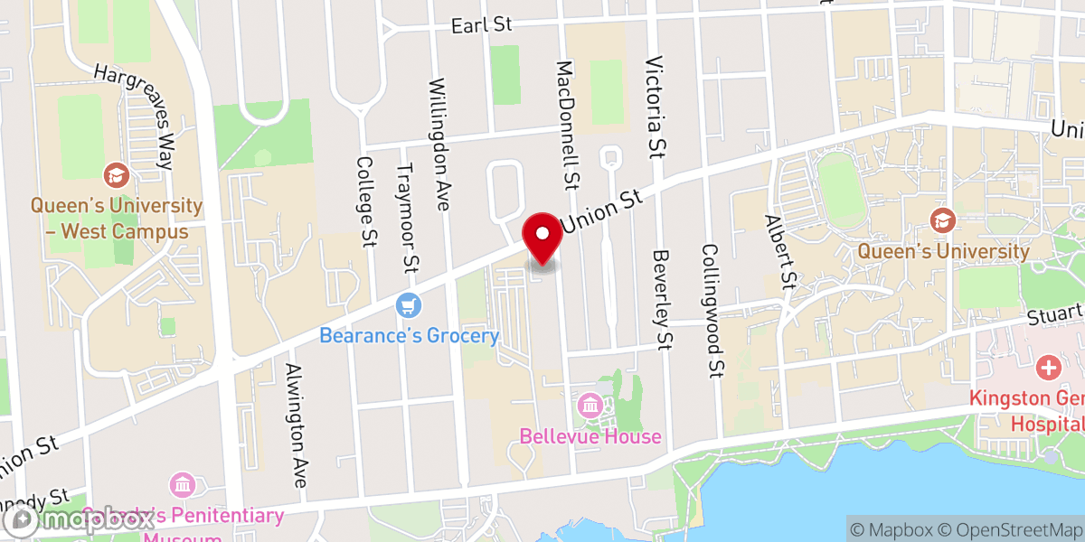 Map showing location of Beth Israel Congregation