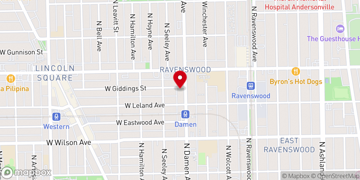 Map showing location of Parish Collective