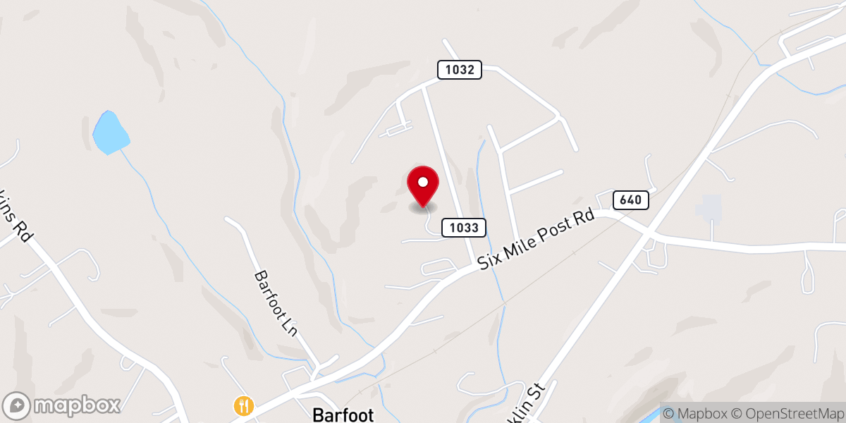 Map showing location of Mt Pleasant Christian Church