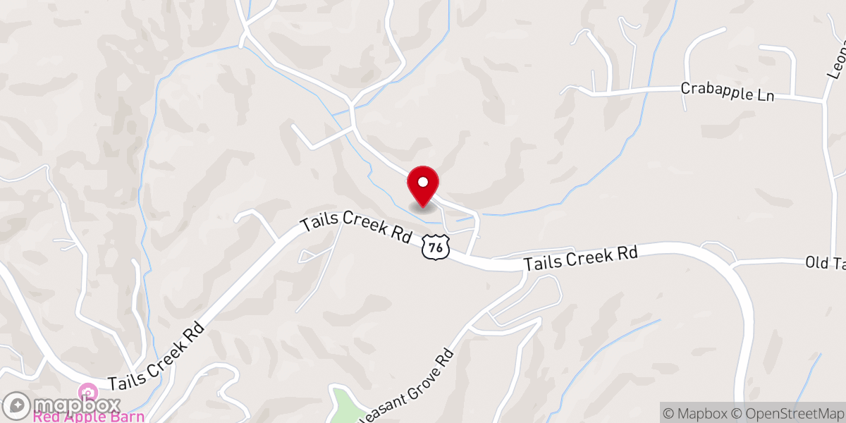 Map showing location of Covenant Community Church