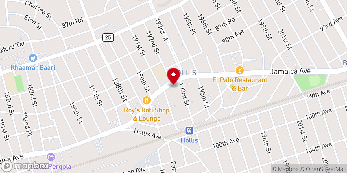 Map showing location of Church on the Avenue