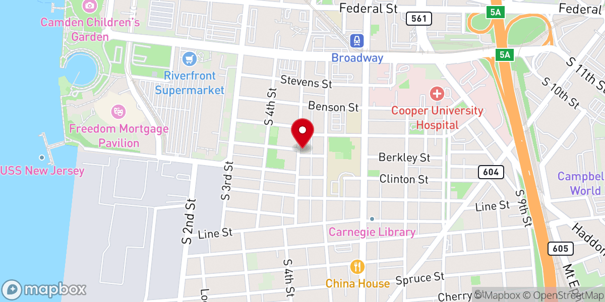 Map showing location of Bright Memorial Disciples of Christ Holy Church