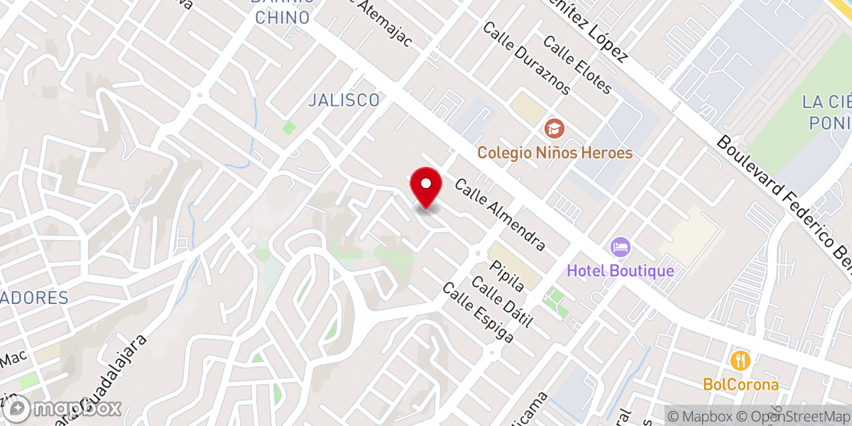 Map showing location of IDN La Mesa