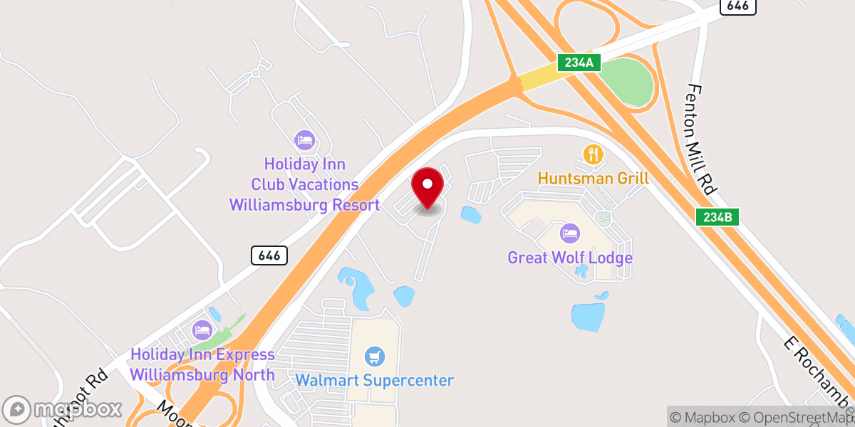 Map showing location of Mission Point Church