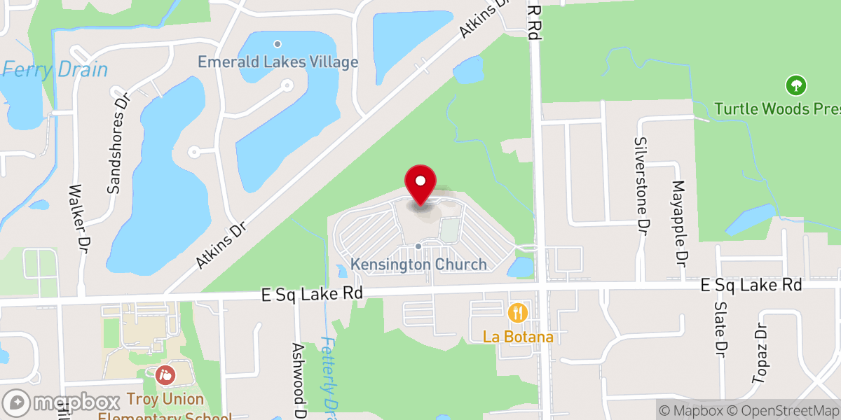 Map showing location of Christ Holy Telugu Church