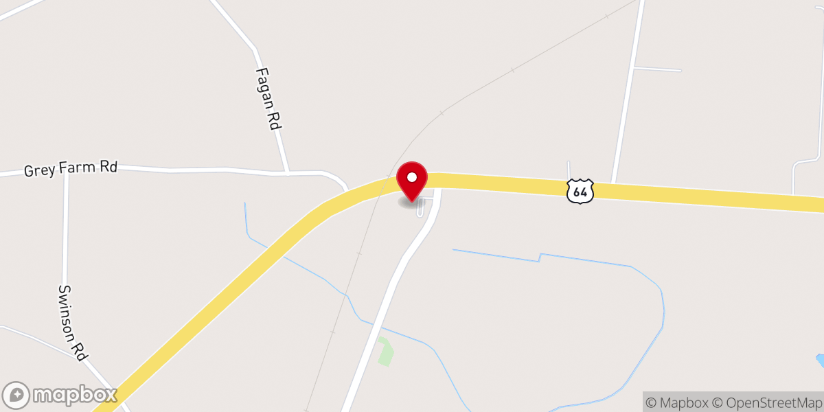 Map showing location of Gospel Light Church of Christ