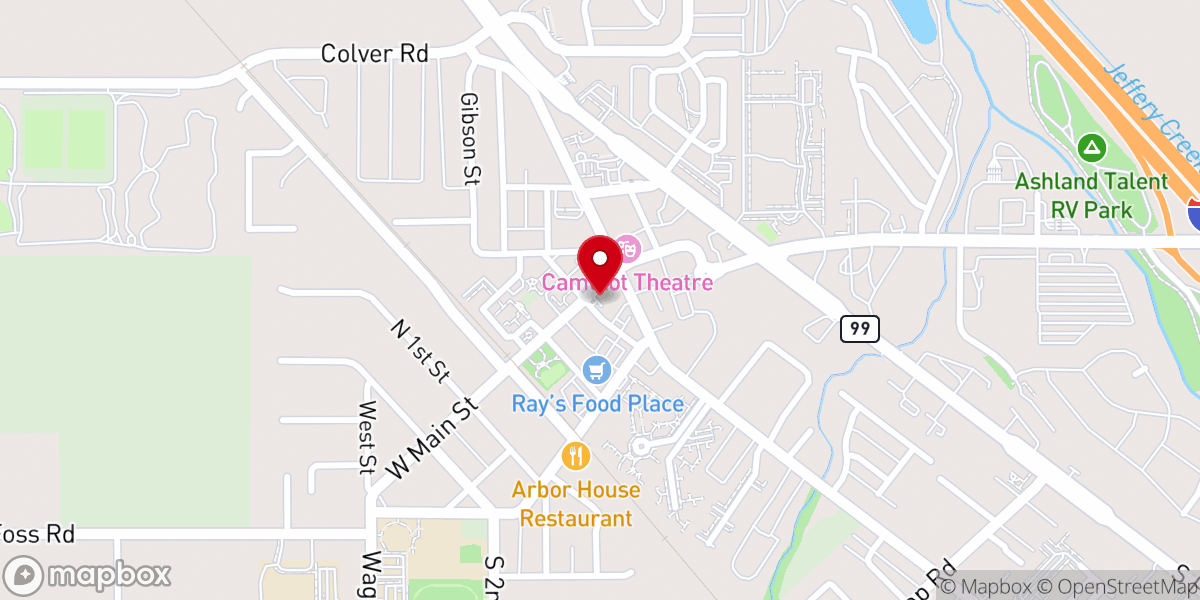 Map showing location of Grace Bible Church