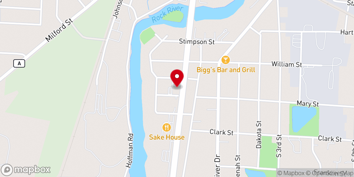Map showing location of River City Church AOG