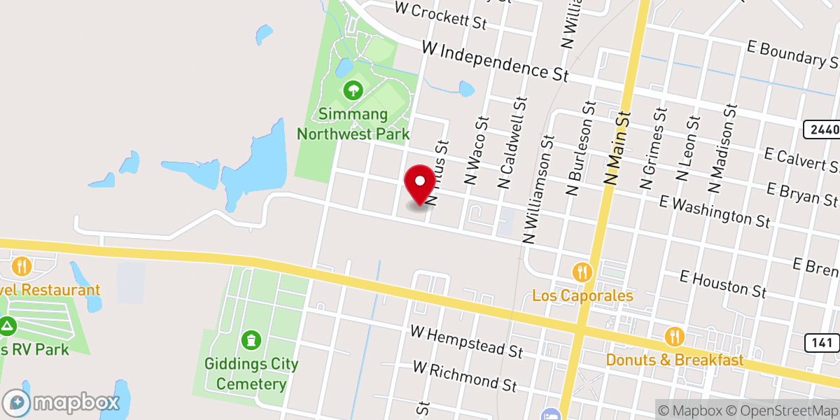 Map showing location of Shorter Chapel Church