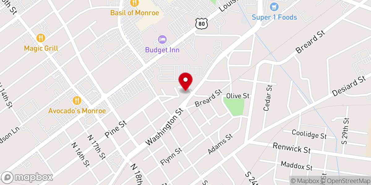 Map showing location of St Marys Baptist