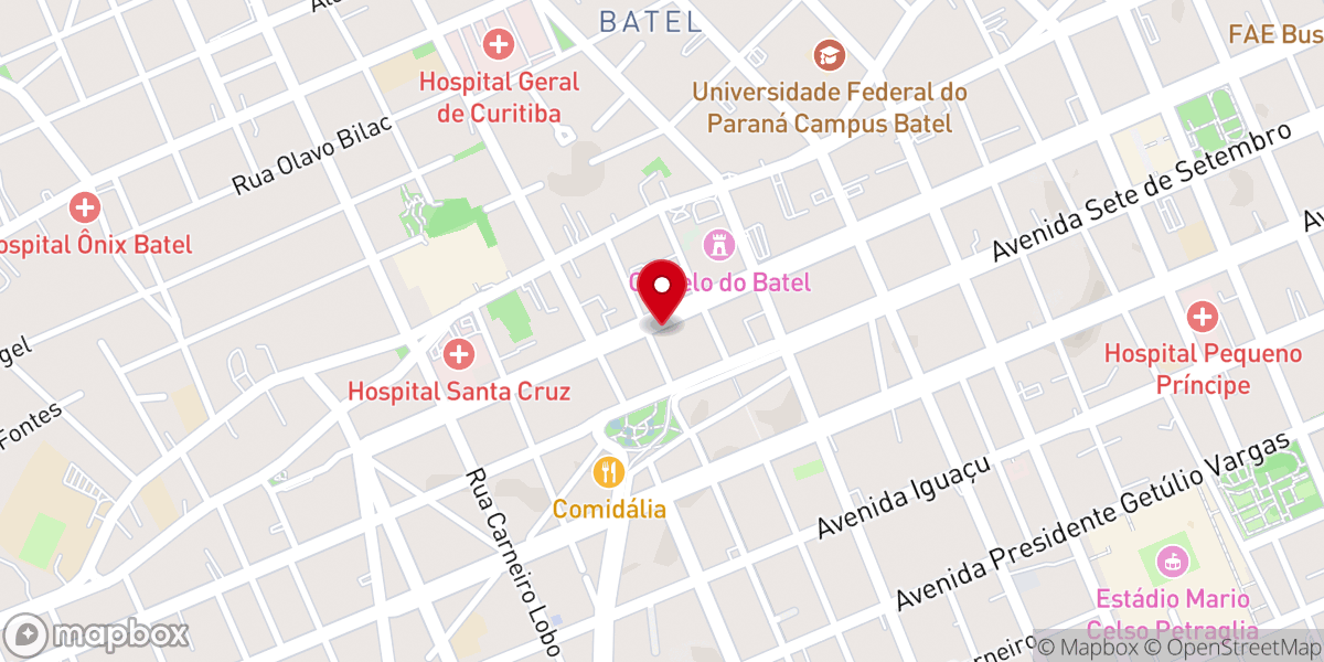 Map showing location of Igreja de Santa Teresinha do Menino Jesus