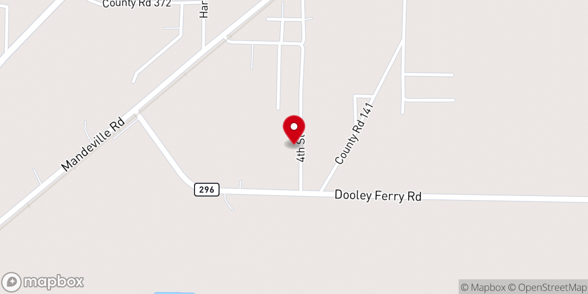Map showing location of Pilgrim Rest Missionary Baptist Church