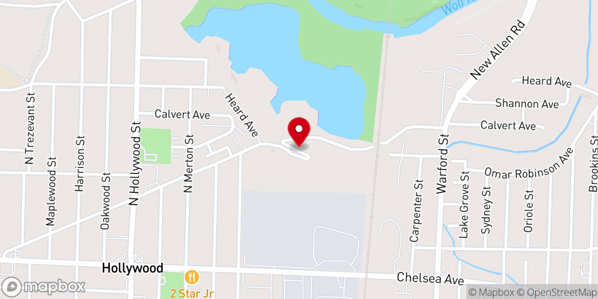 Map showing location of Bethany Temple Holiness Outreach Ministries