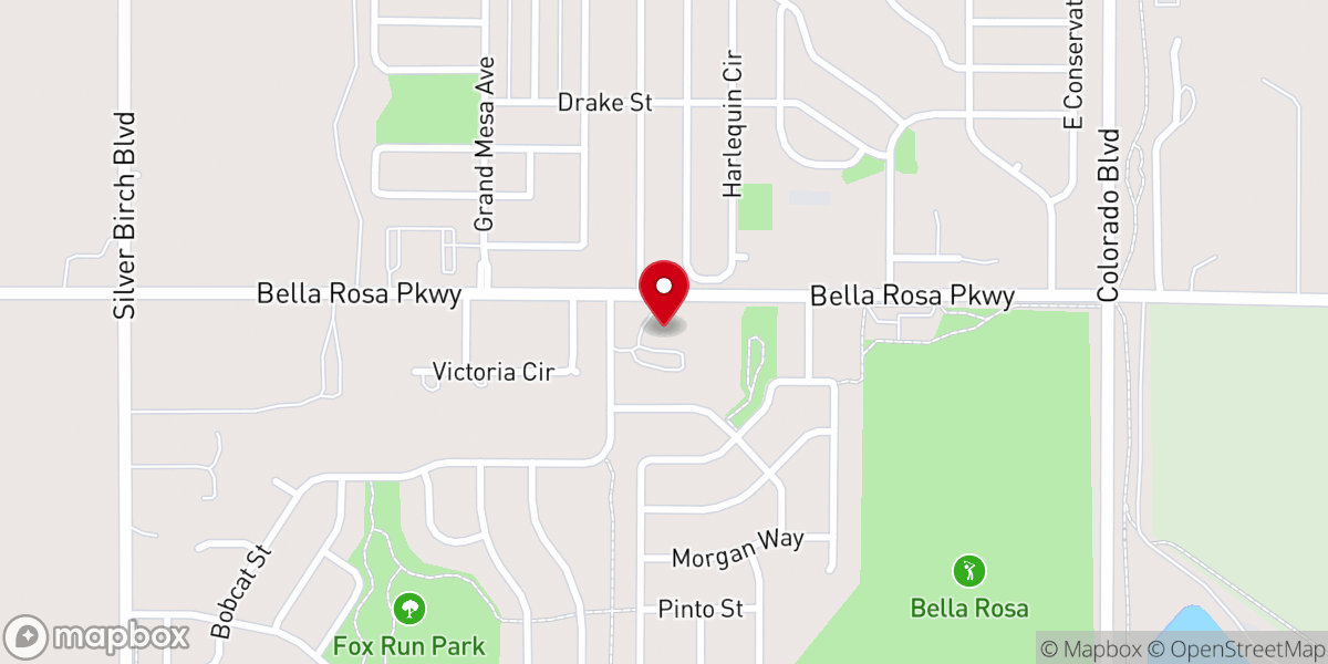 Map showing location of St. Theresa Catholic Church