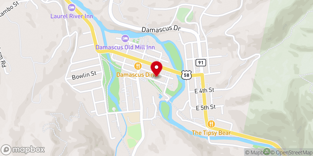 Map showing location of The Place Church Hostel