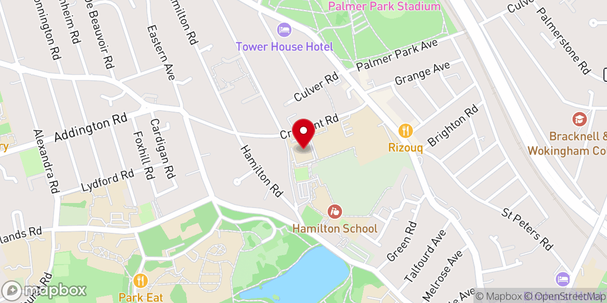 Map showing location of Christ Embassy Reading 1