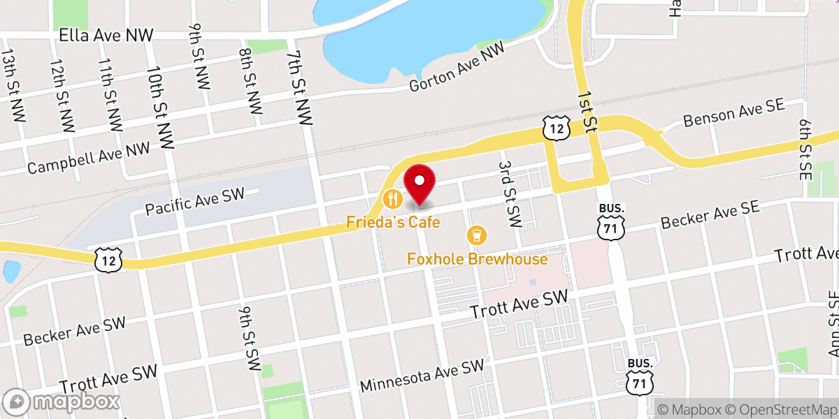 Map showing location of Rejoice Ministries