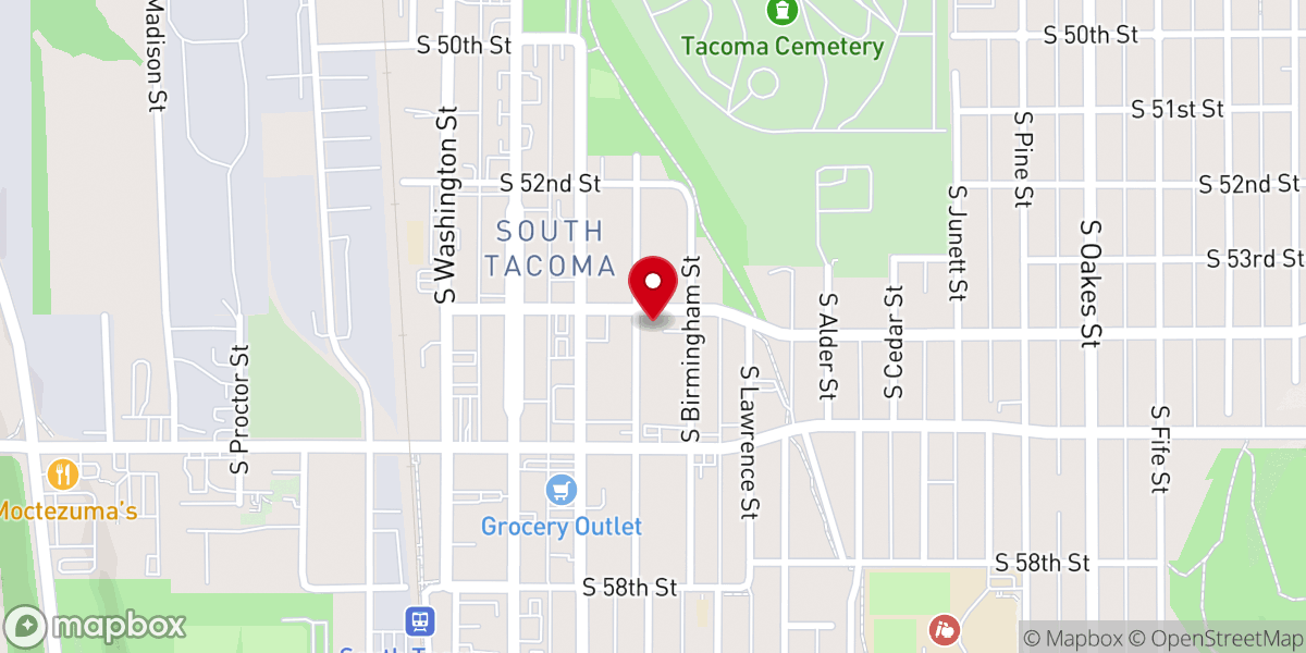 Map showing location of House of Prayer Christian Church