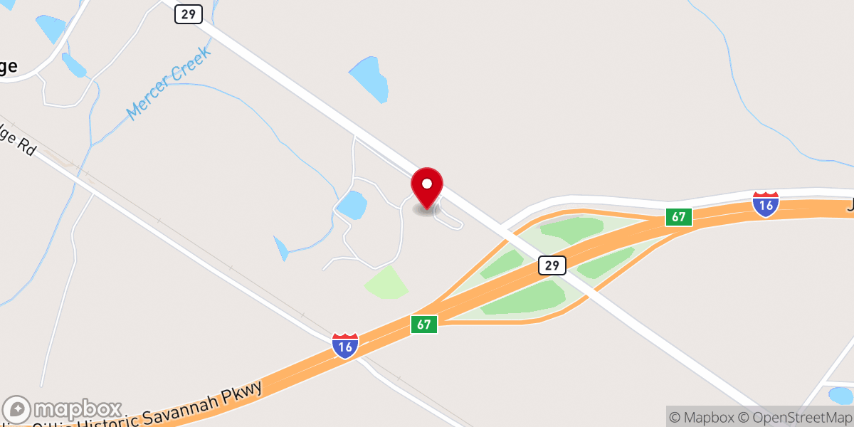 Map showing location of The Christian Family Center