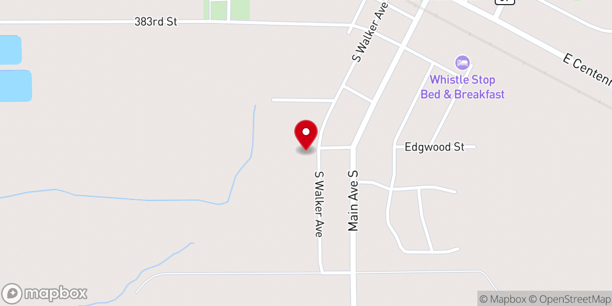 Map showing location of New York Mills Area Food Shelf - Food Distribution Center