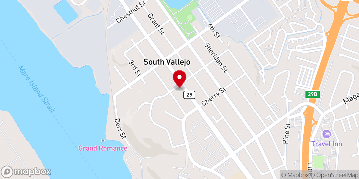 Map showing location of Faith Fellowship