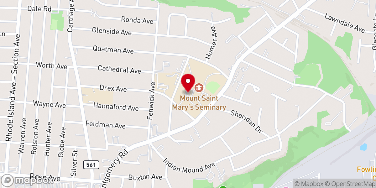 Map showing location of Daylight Ministries