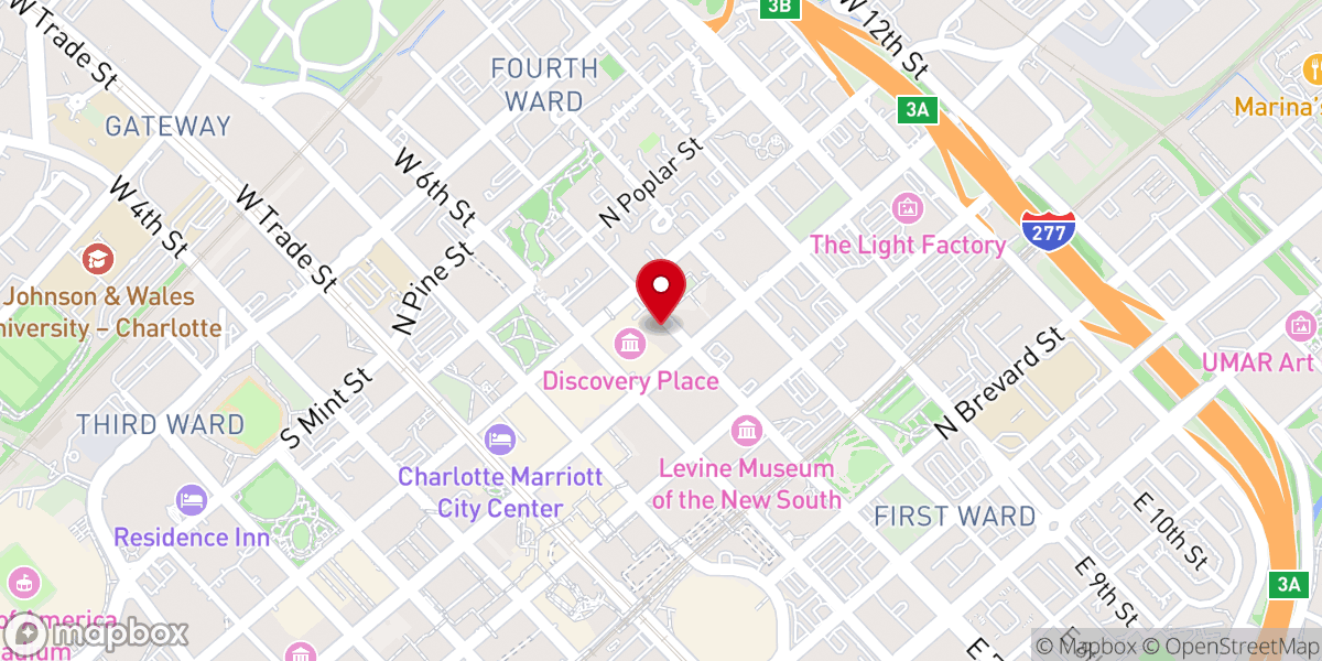 Map showing location of St. Peter's Episcopal Church