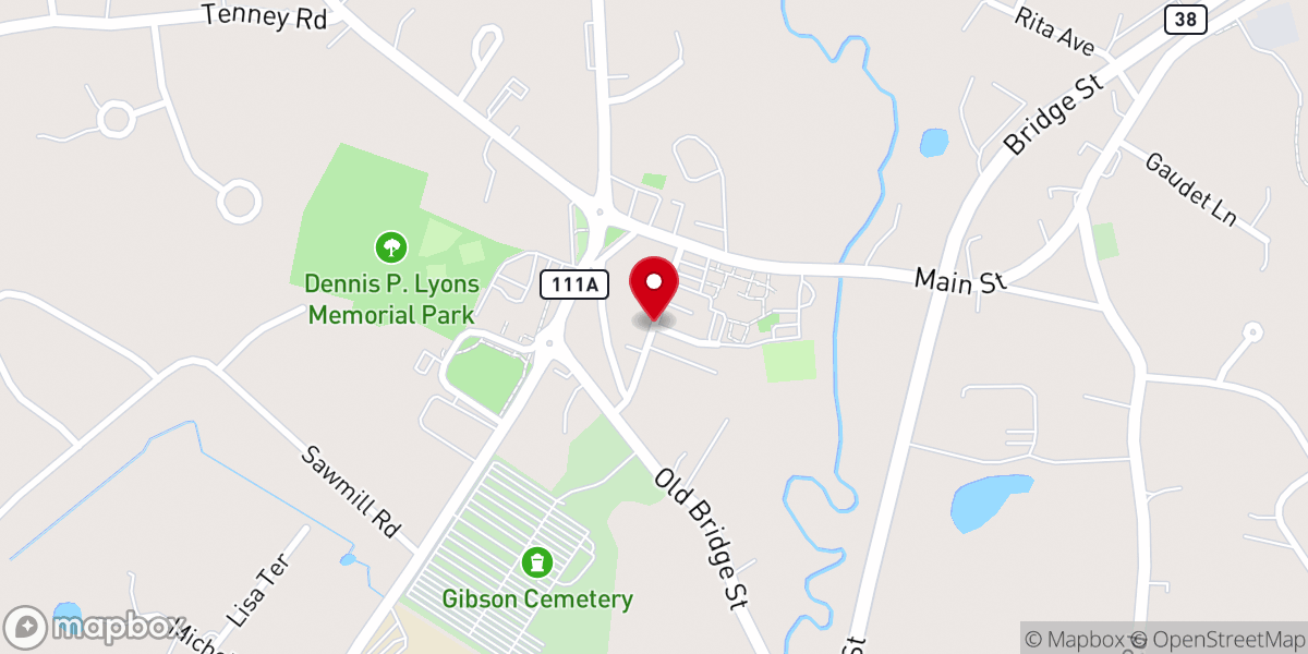 Map showing location of St Patrick's Church Parish Center