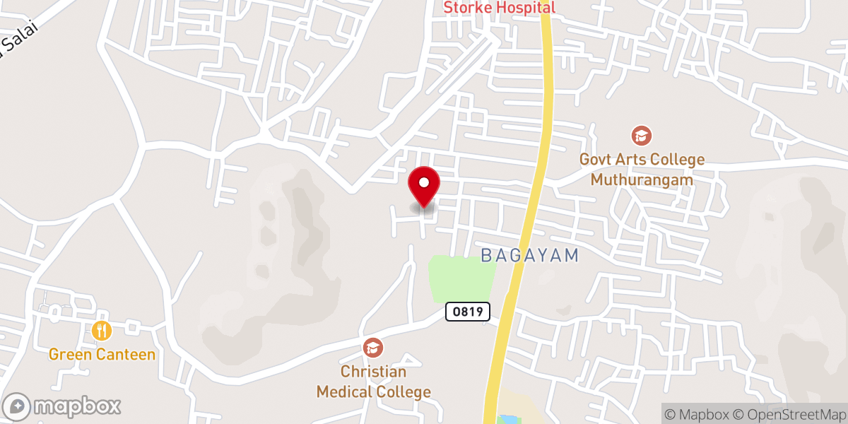 Map showing location of Chosen Generation Assembly Church
