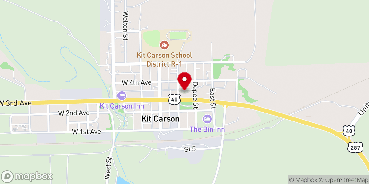 Map showing location of Saint Augustine Catholic Church