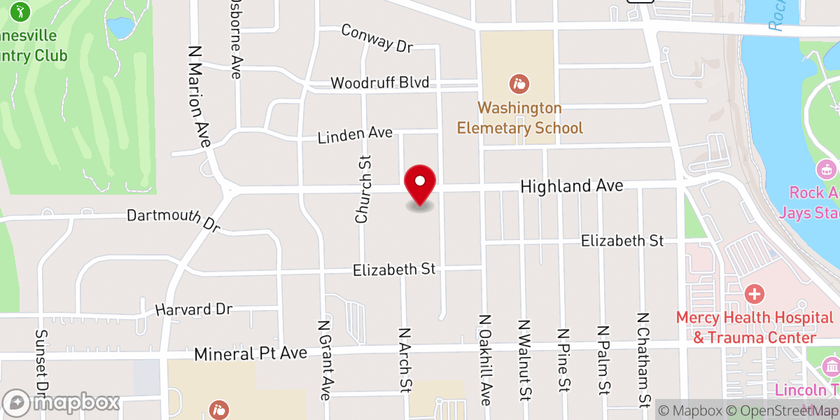 Map showing location of Compass Church