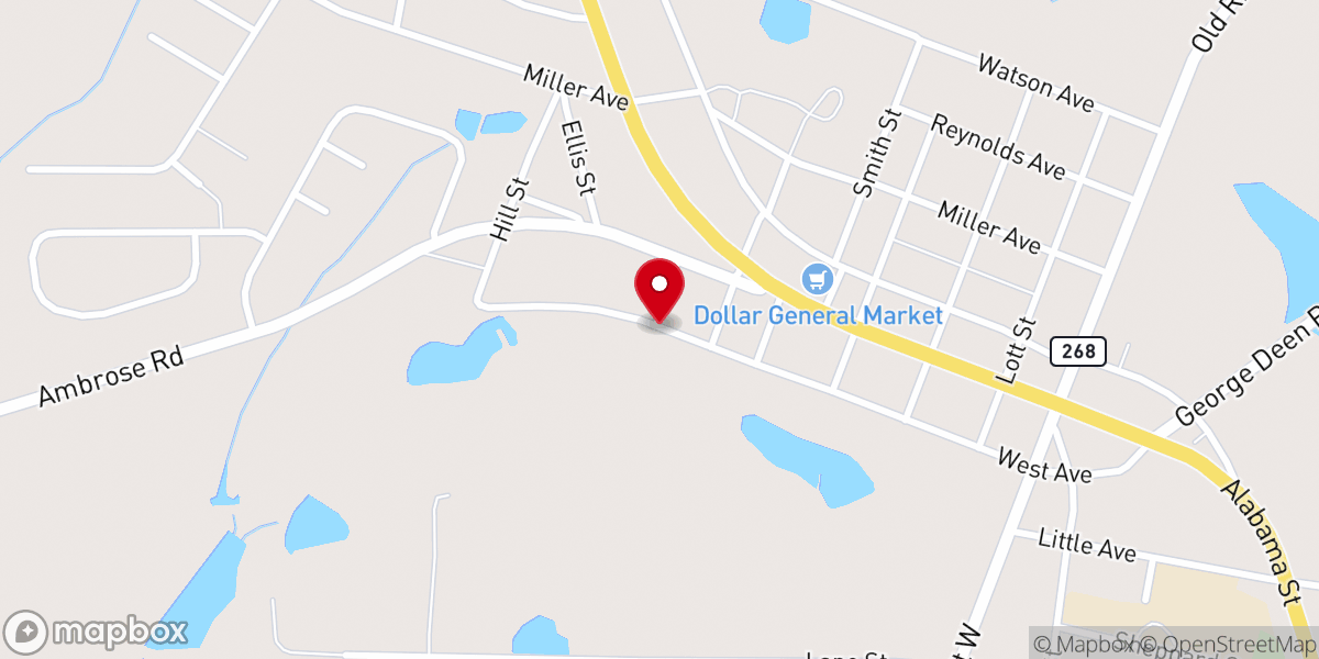 Map showing location of Soldiers in Christ Ministries